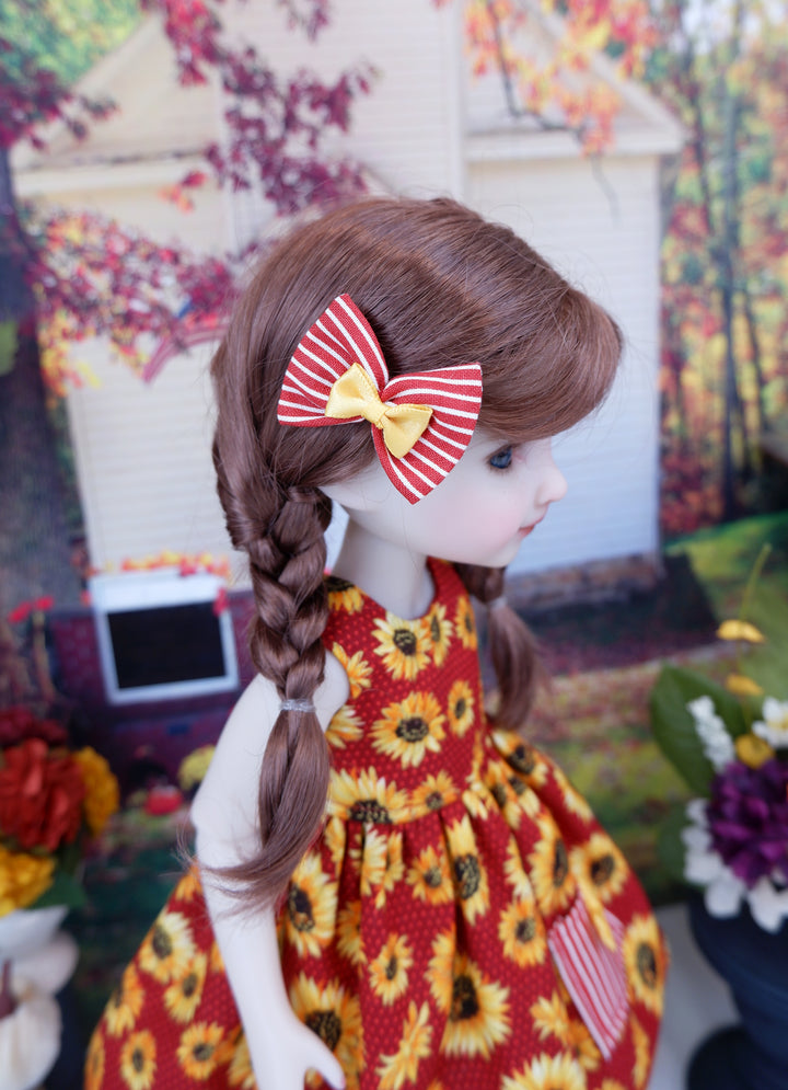 Sunflower Field - dress with boots for Ruby Red Fashion Friends doll