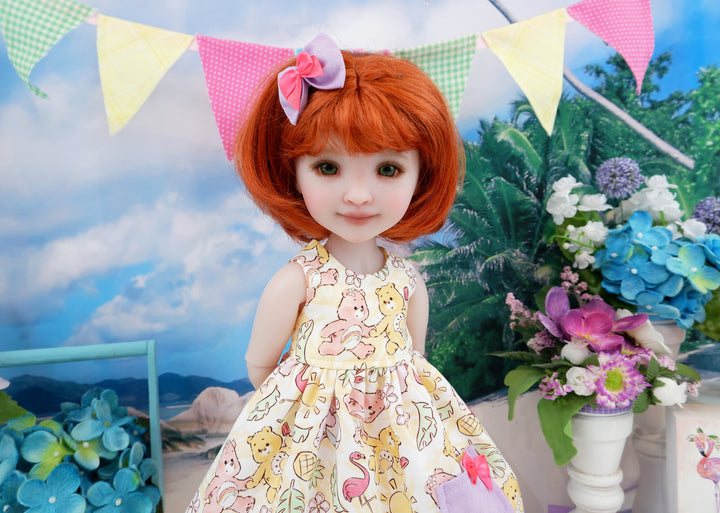 Sunny Day Care Bears - dress with sandals for Ruby Red Fashion Friends doll