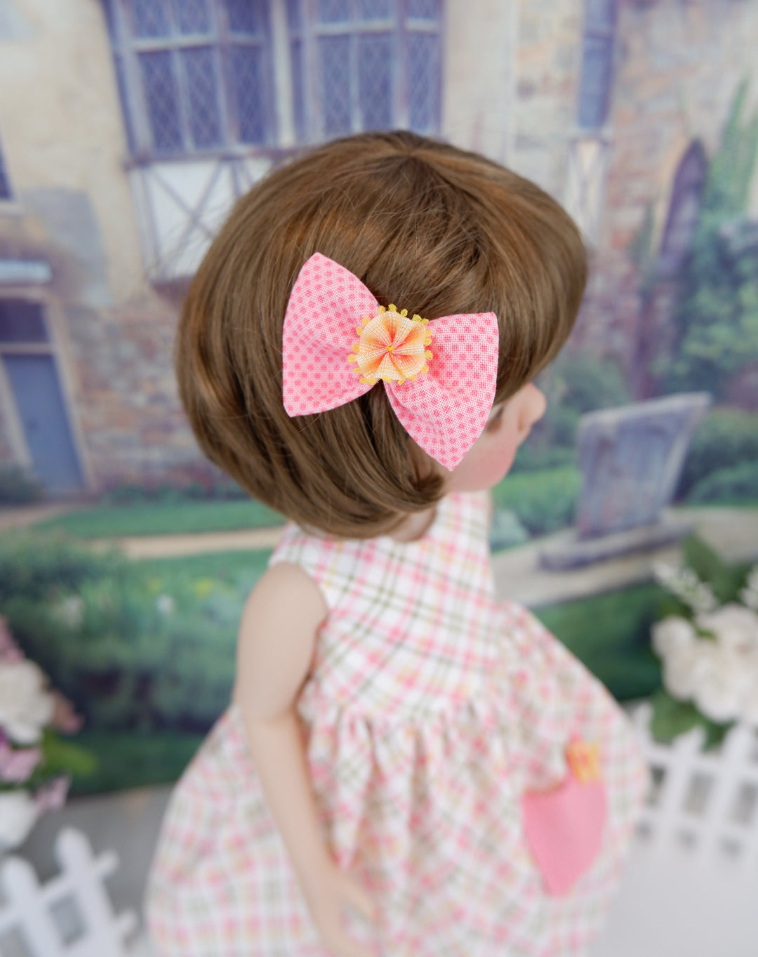 Sunny Day Plaid - dress with boots for Ruby Red Fashion Friends doll