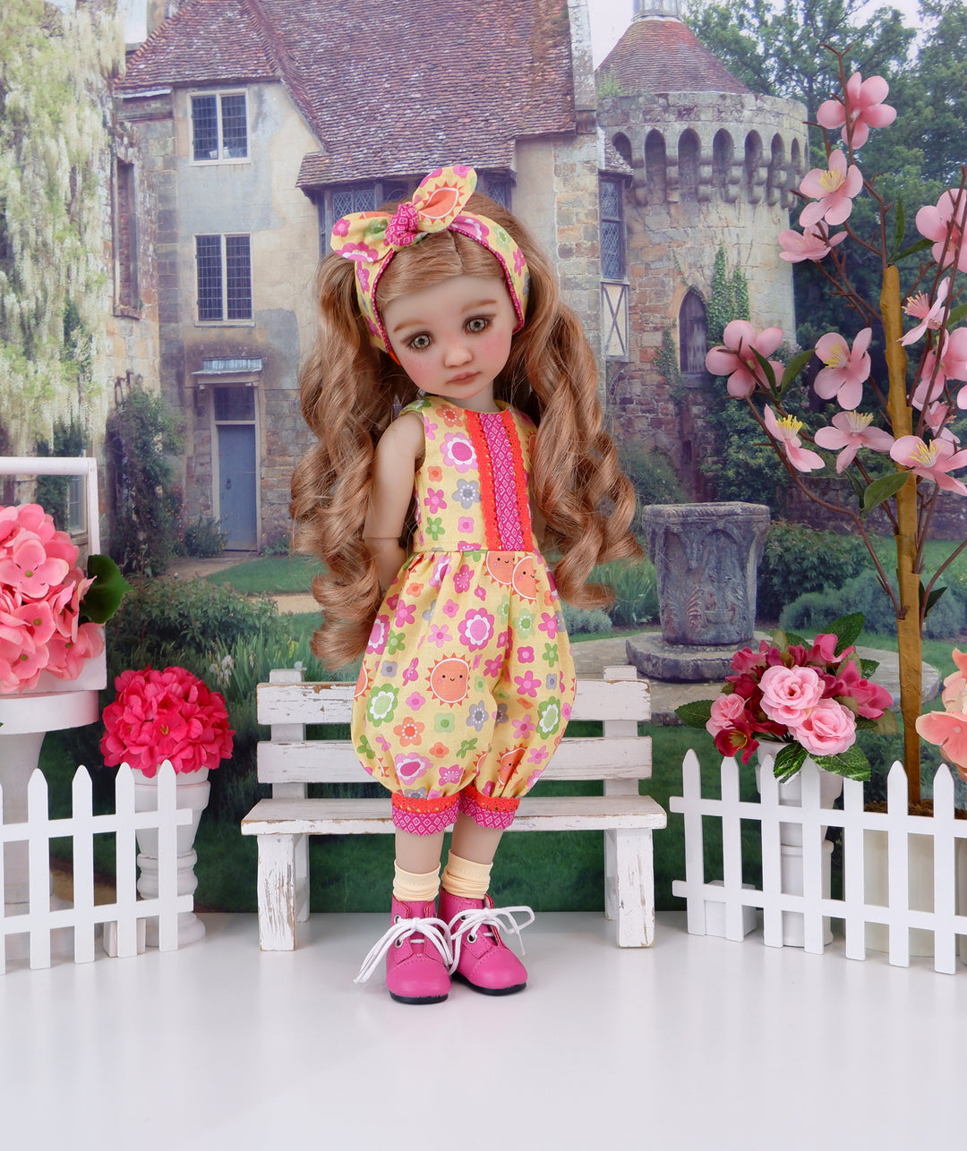 Sunny Day - romper with boots for Ruby Red Fashion Friends doll