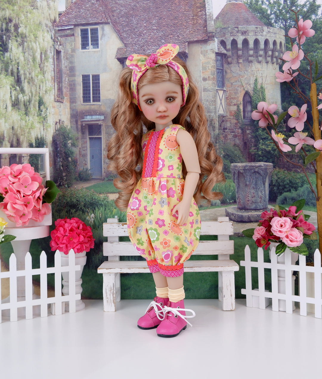 Sunny Day - romper with boots for Ruby Red Fashion Friends doll
