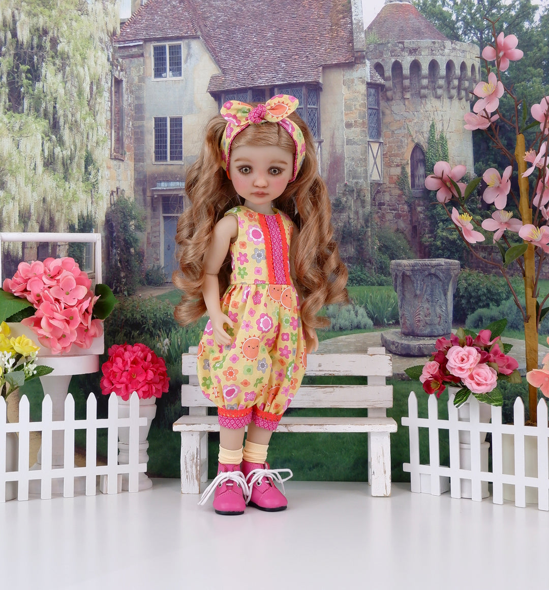 Sunny Day - romper with boots for Ruby Red Fashion Friends doll