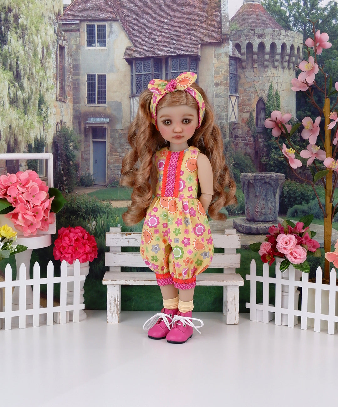 Sunny Day - romper with boots for Ruby Red Fashion Friends doll