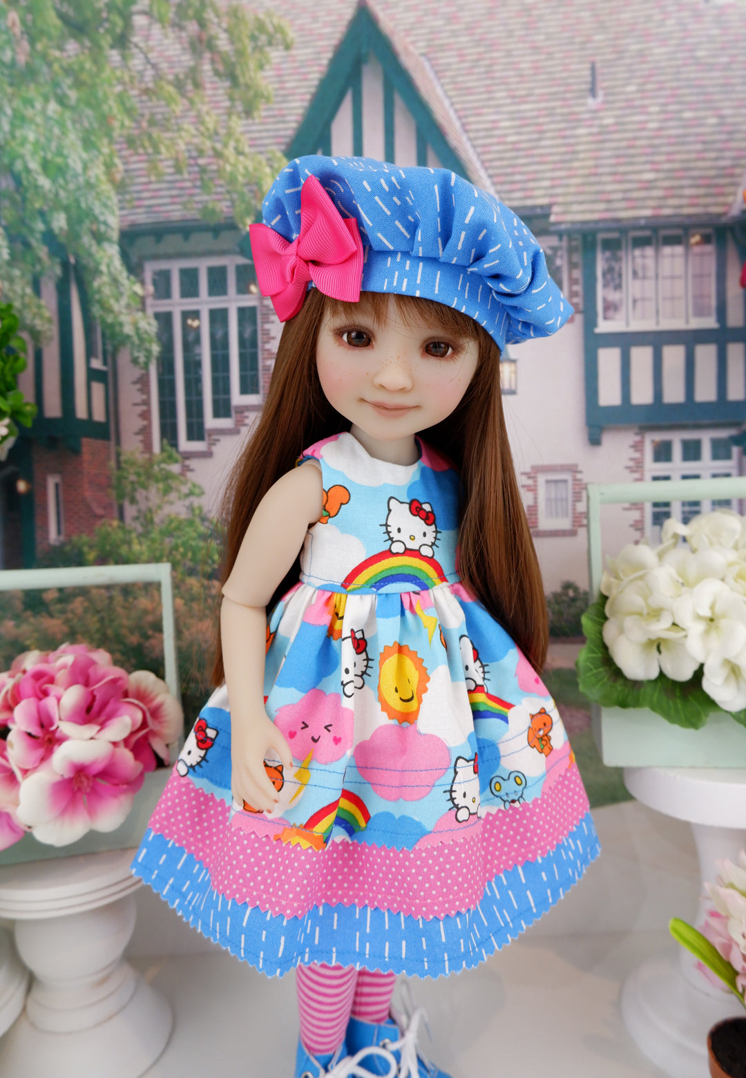 Sunny Day Hello Kitty - dress with boots for Ruby Red Fashion Friends doll