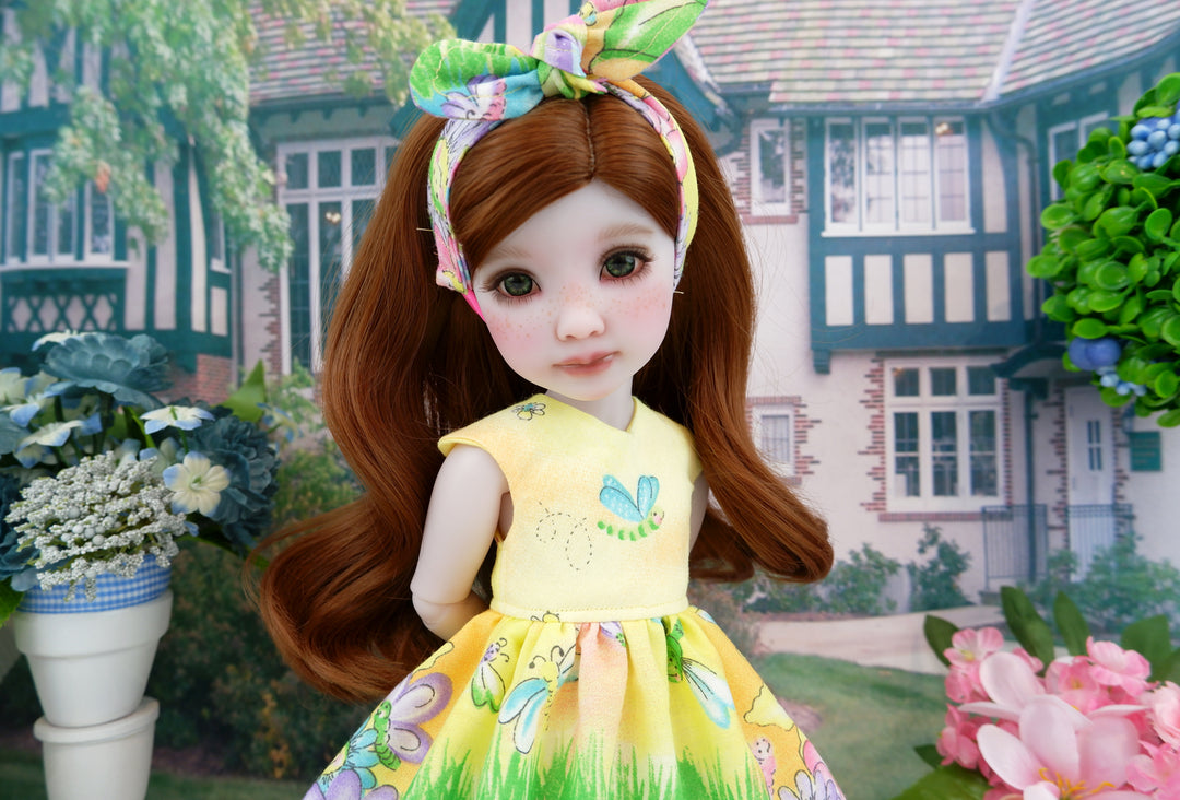 Sunnyside Pond - dress with boots for Ruby Red Fashion Friends doll