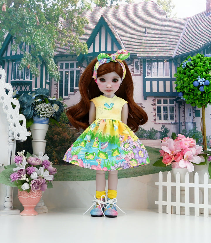 Sunnyside Pond - dress with boots for Ruby Red Fashion Friends doll