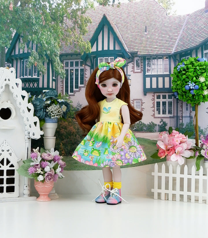 Sunnyside Pond - dress with boots for Ruby Red Fashion Friends doll