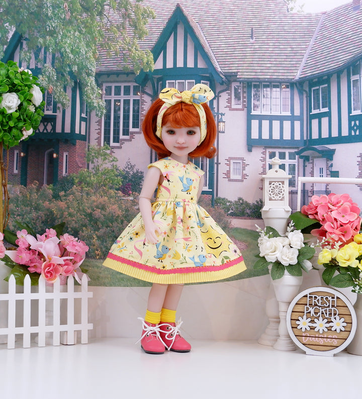 Sunnyside Robin - dress & boots for Ruby Red Fashion Friends doll