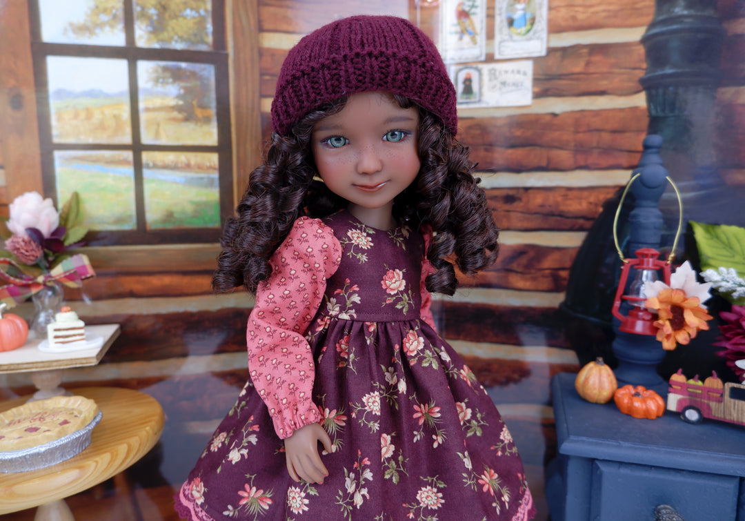Sunset Roses - dress with boots for Ruby Red Fashion Friends doll