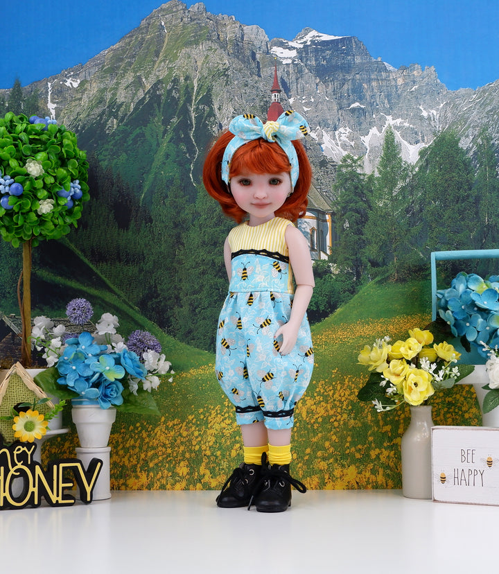 Sweet Bumblebee - romper & boots for Ruby Red Fashion Friends doll