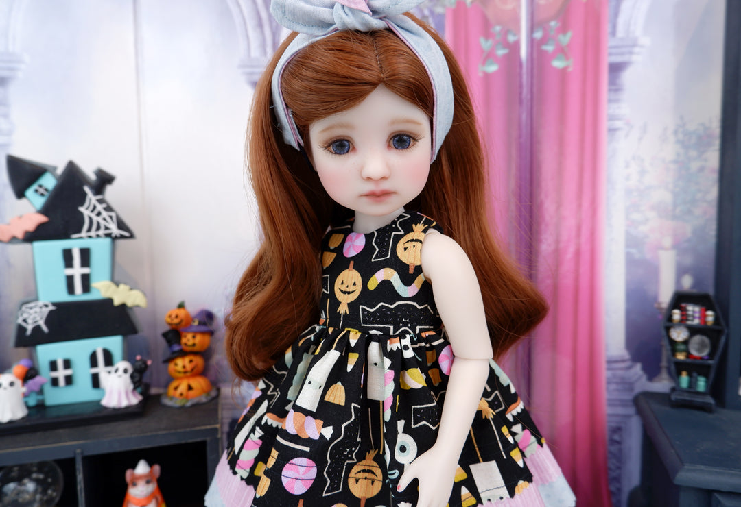 Sweets for Halloween - dress with boots for Ruby Red Fashion Friends doll