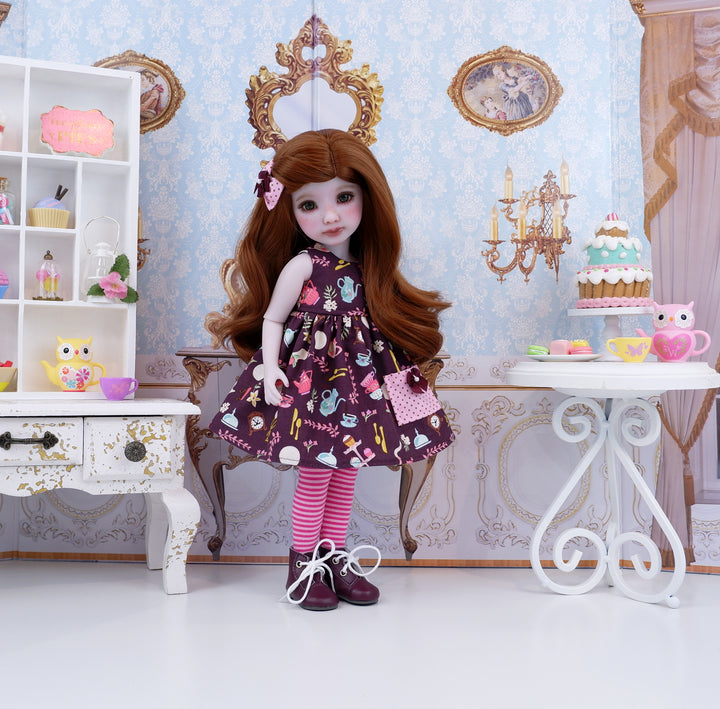 Tea Time - dress with boots for Ruby Red Fashion Friends doll
