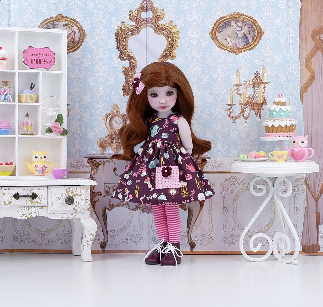Tea Time - dress with boots for Ruby Red Fashion Friends doll