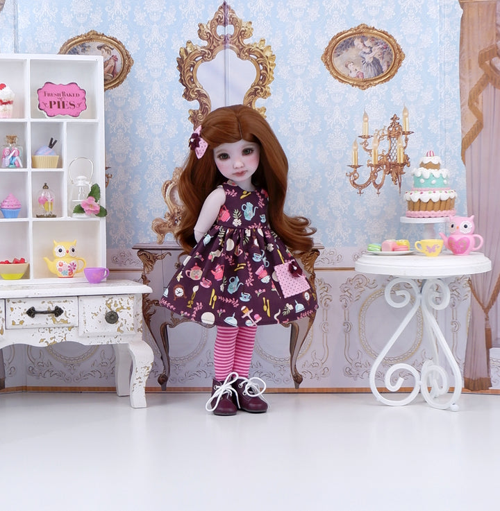 Tea Time - dress with boots for Ruby Red Fashion Friends doll