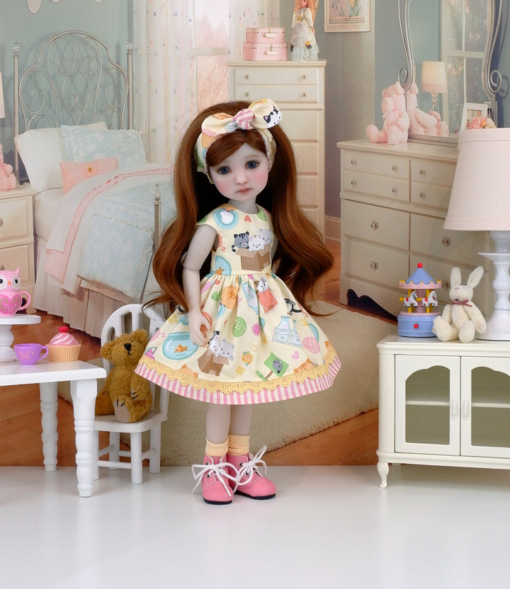 Three Little Kittens - dress with boots for Ruby Red Fashion Friends doll