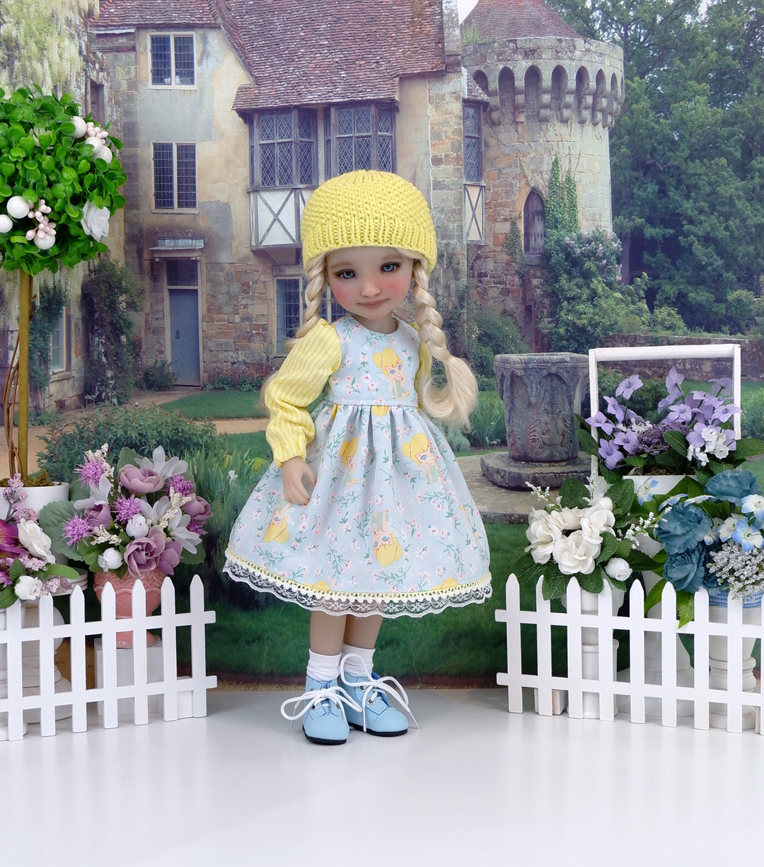 Tinkerbell's Garden - dress ensemble with boots for Ruby Red Fashion Friends doll