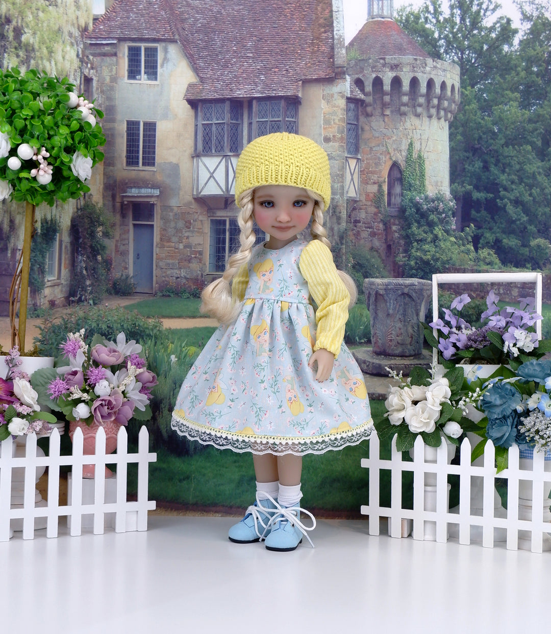 Tinkerbell's Garden - dress ensemble with boots for Ruby Red Fashion Friends doll