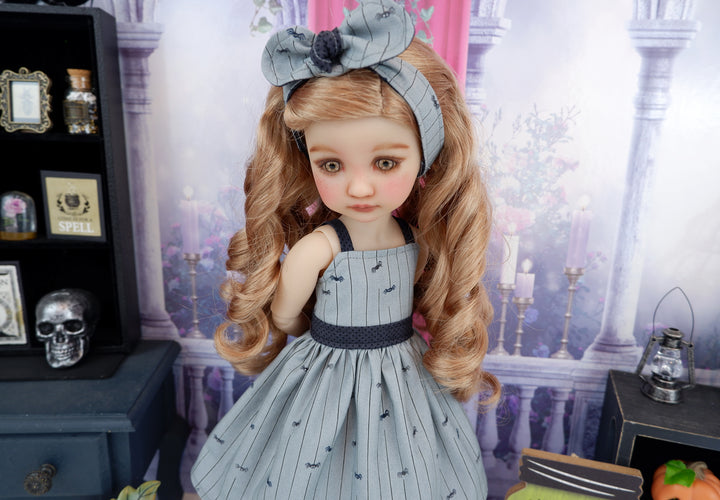 Tiny Spiders - dress with shoes for Ruby Red Fashion Friends doll