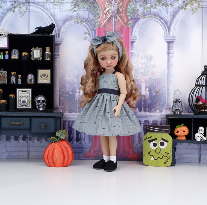 Tiny Spiders - dress with shoes for Ruby Red Fashion Friends doll