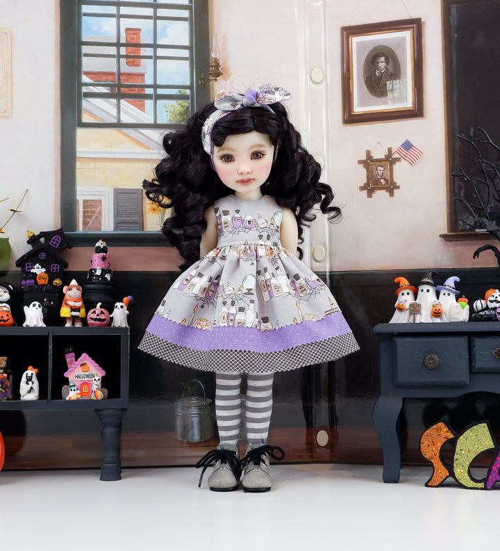 Toxic Potions - dress with boots for Ruby Red Fashion Friends doll