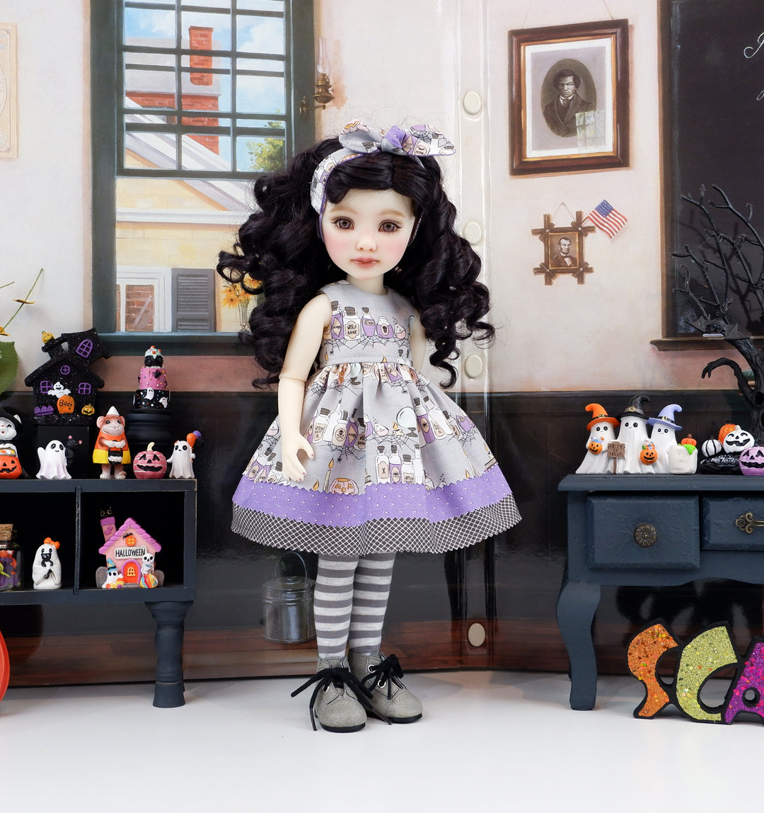 Toxic Potions - dress with boots for Ruby Red Fashion Friends doll
