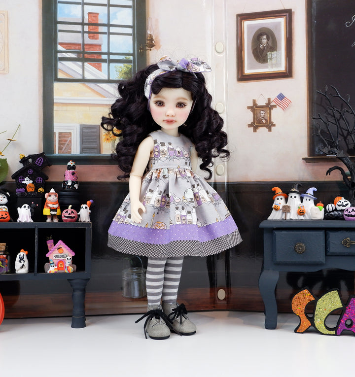 Toxic Potions - dress with boots for Ruby Red Fashion Friends doll