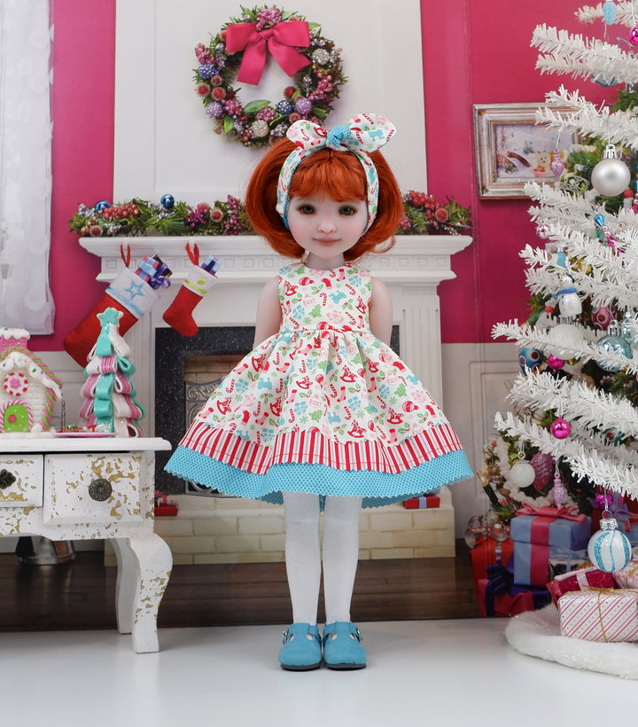 Toyland - dress with shoes for Ruby Red Fashion Friends doll