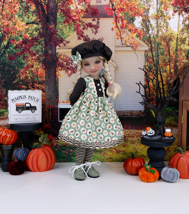 Treat Season - dress and hat with boots for Ruby Red Fashion Friends doll