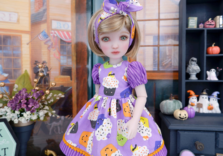 Trick or Treat Cakes - dress and shoes for Ruby Red Fashion Friends doll