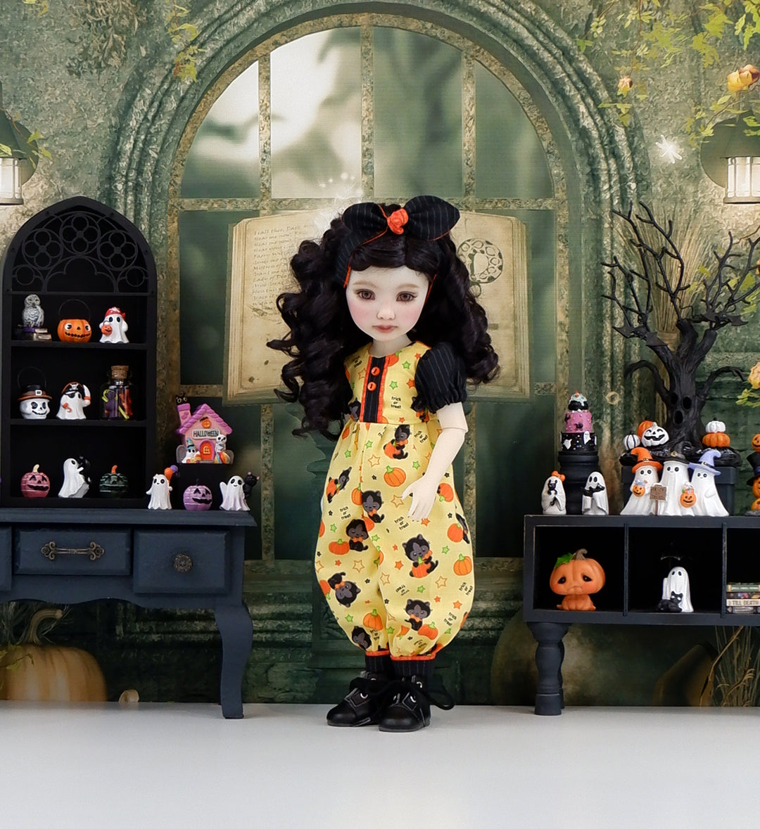 Trickster Kitty - romper with boots for Ruby Red Fashion Friends doll