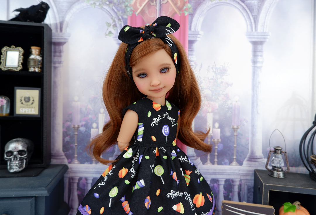 Tricky Candies - dress with boots for Ruby Red Fashion Friends doll