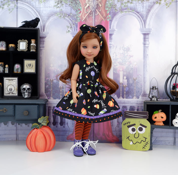 Tricky Candies - dress with boots for Ruby Red Fashion Friends doll