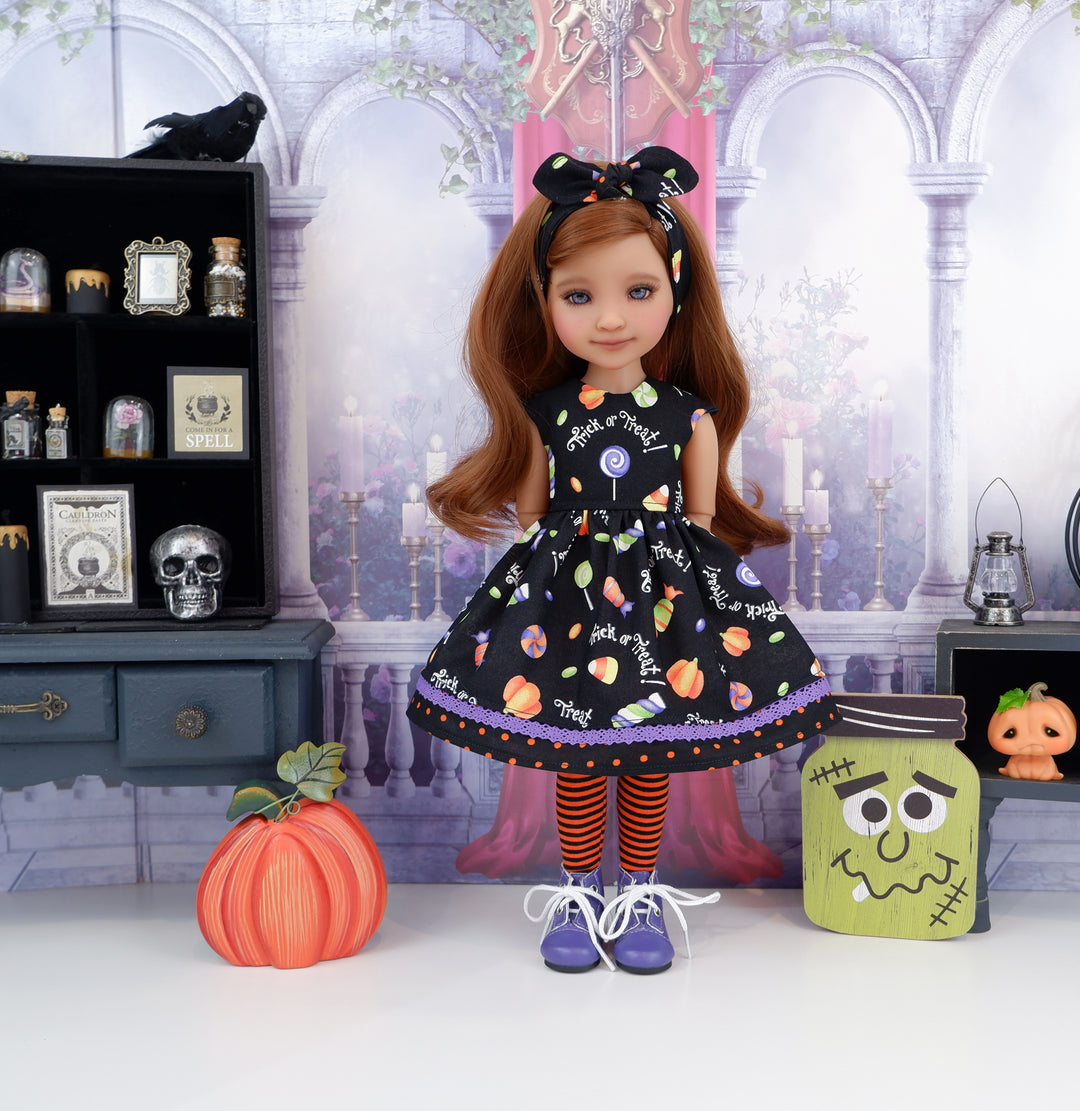 Tricky Candies - dress with boots for Ruby Red Fashion Friends doll