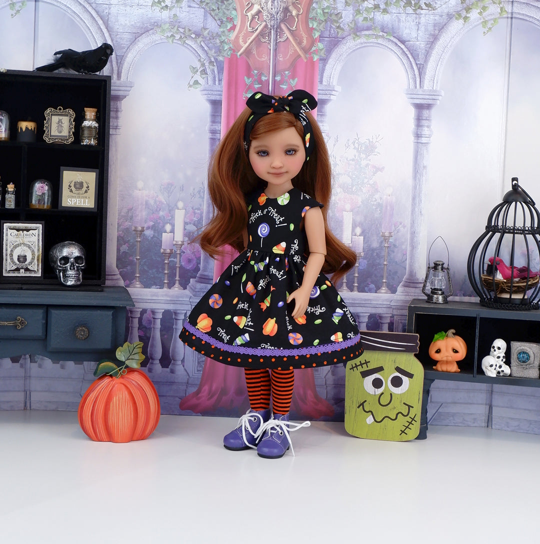 Tricky Candies - dress with boots for Ruby Red Fashion Friends doll