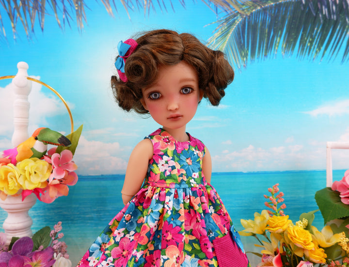 Tropic Garden - dress with sandals for Ruby Red Fashion Friends doll