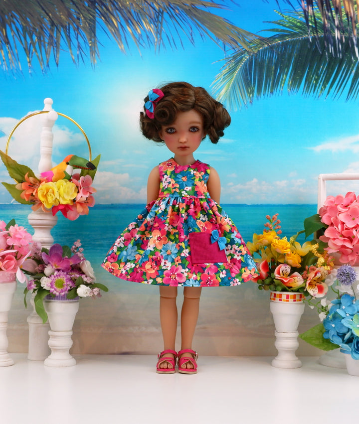 Tropic Garden - dress with sandals for Ruby Red Fashion Friends doll