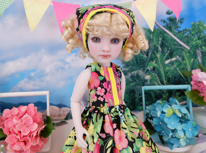 Tropic Paradise - dress with sandals for Ruby Red Fashion Friends doll