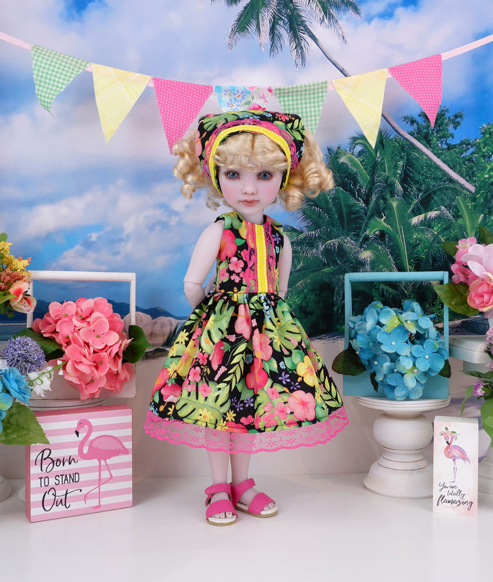Tropic Paradise - dress with sandals for Ruby Red Fashion Friends doll