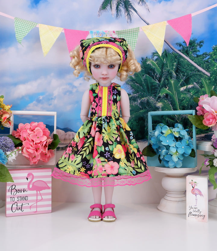 Tropic Paradise - dress with sandals for Ruby Red Fashion Friends doll