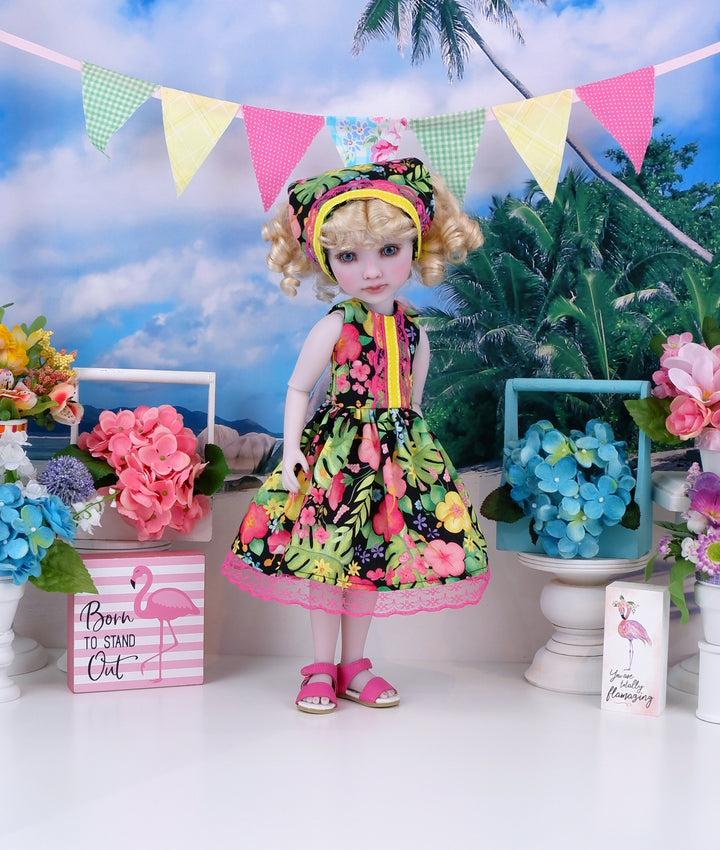 Tropic Paradise - dress with sandals for Ruby Red Fashion Friends doll