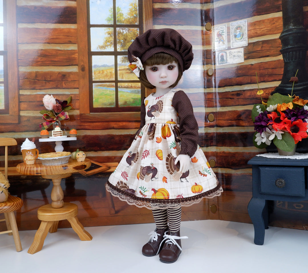 Turkey Tom - dress and hat with boots for Ruby Red Fashion Friends doll