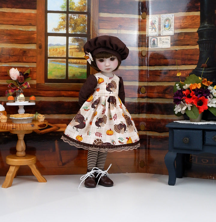 Turkey Tom - dress and hat with boots for Ruby Red Fashion Friends doll