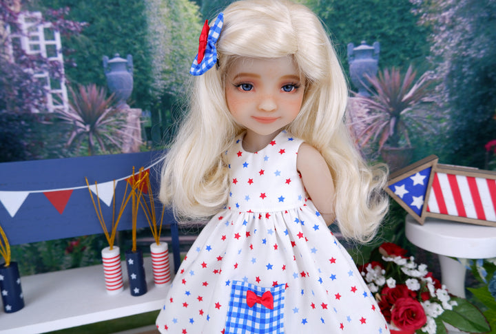 USA Stars - dress with sandals for Ruby Red Fashion Friends doll