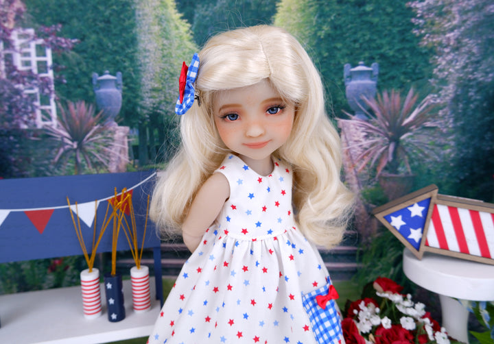 USA Stars - dress with sandals for Ruby Red Fashion Friends doll