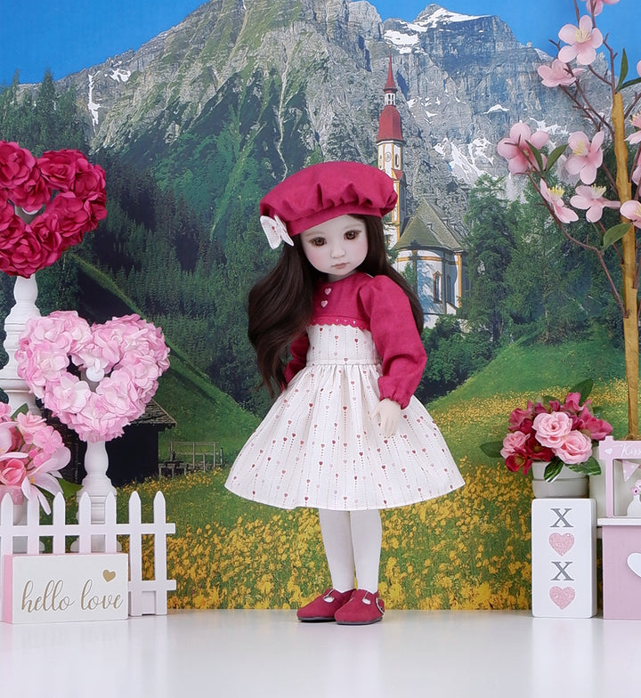 Valentine Elegance - dress with shoes for Ruby Red Fashion Friends doll
