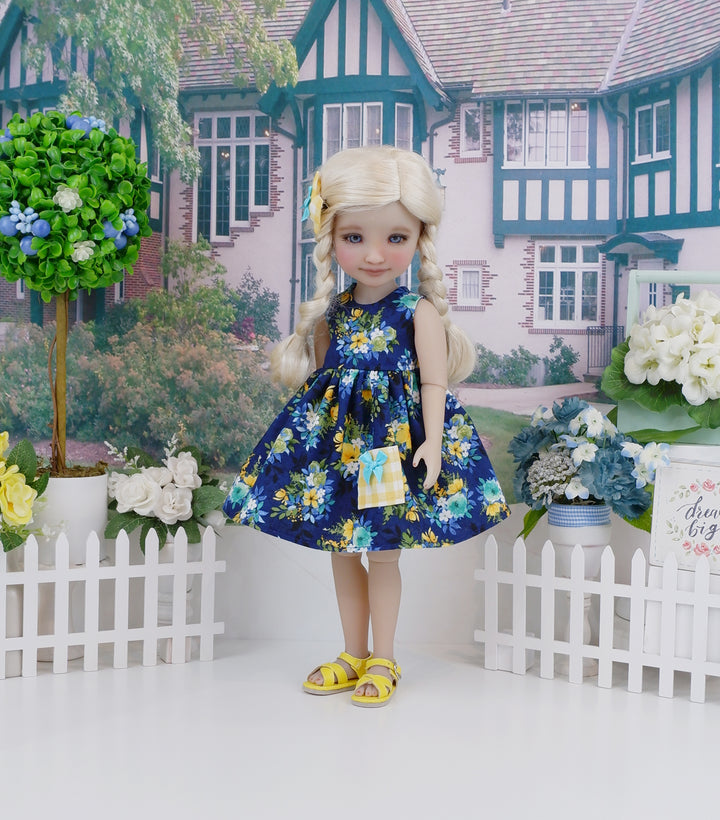 Vibrant Meadow - dress with sandals for Ruby Red Fashion Friends doll