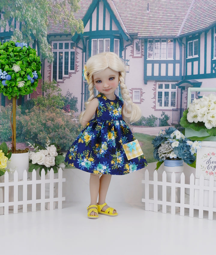 Vibrant Meadow - dress with sandals for Ruby Red Fashion Friends doll