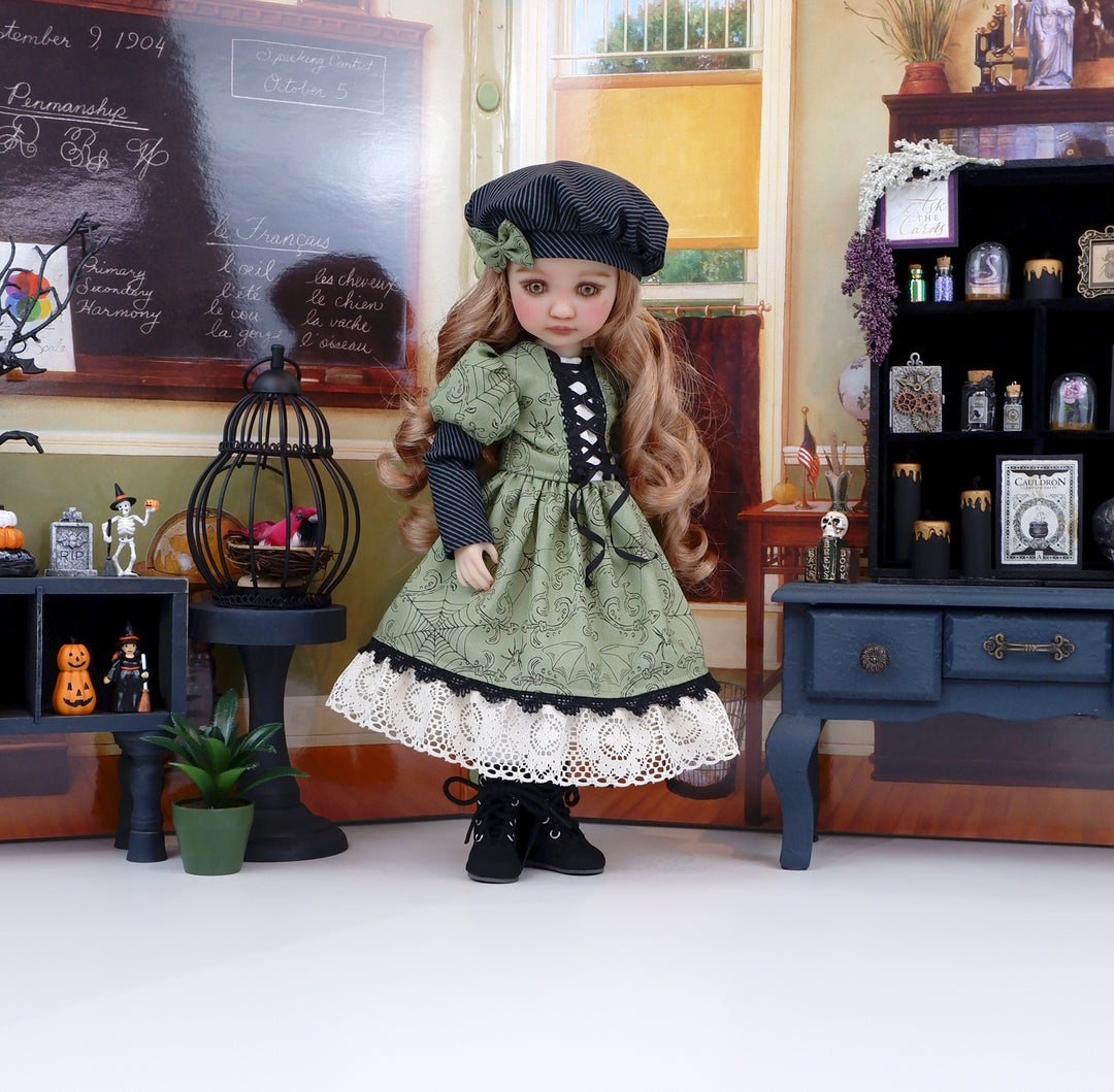 Victorian Halloween - dress with boots for Ruby Red Fashion Friends doll
