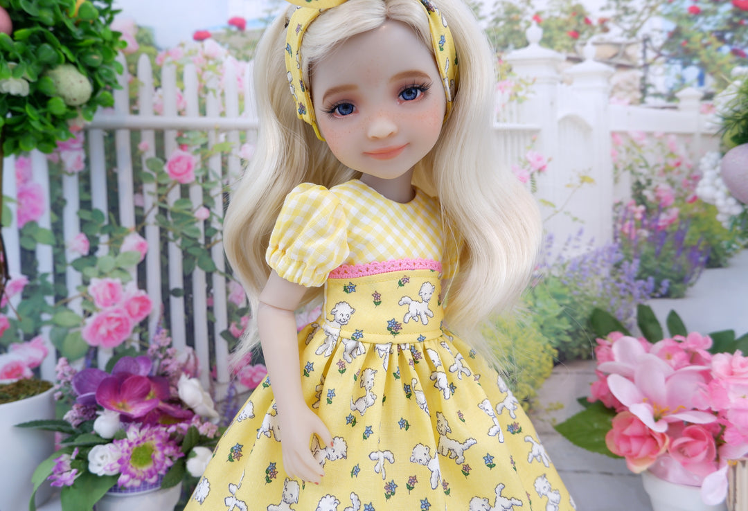 Vintage Lamb - dress and shoes for Ruby Red Fashion Friends doll