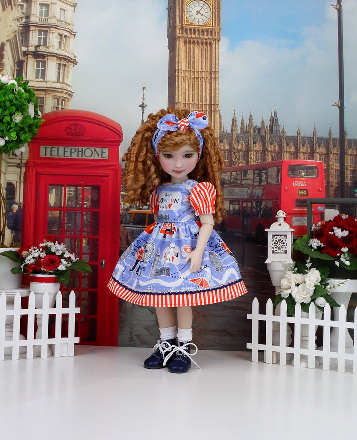 Visit London - dress and boots for Ruby Red Fashion Friends doll